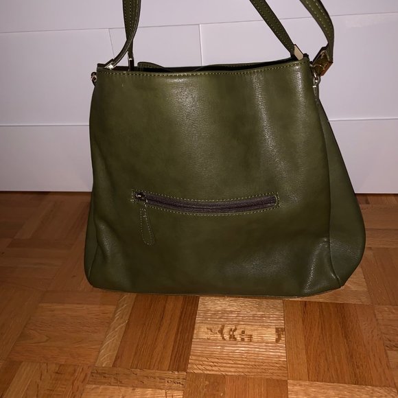 Camo Green Oversized Shoulder Bag - Picture 2 of 2